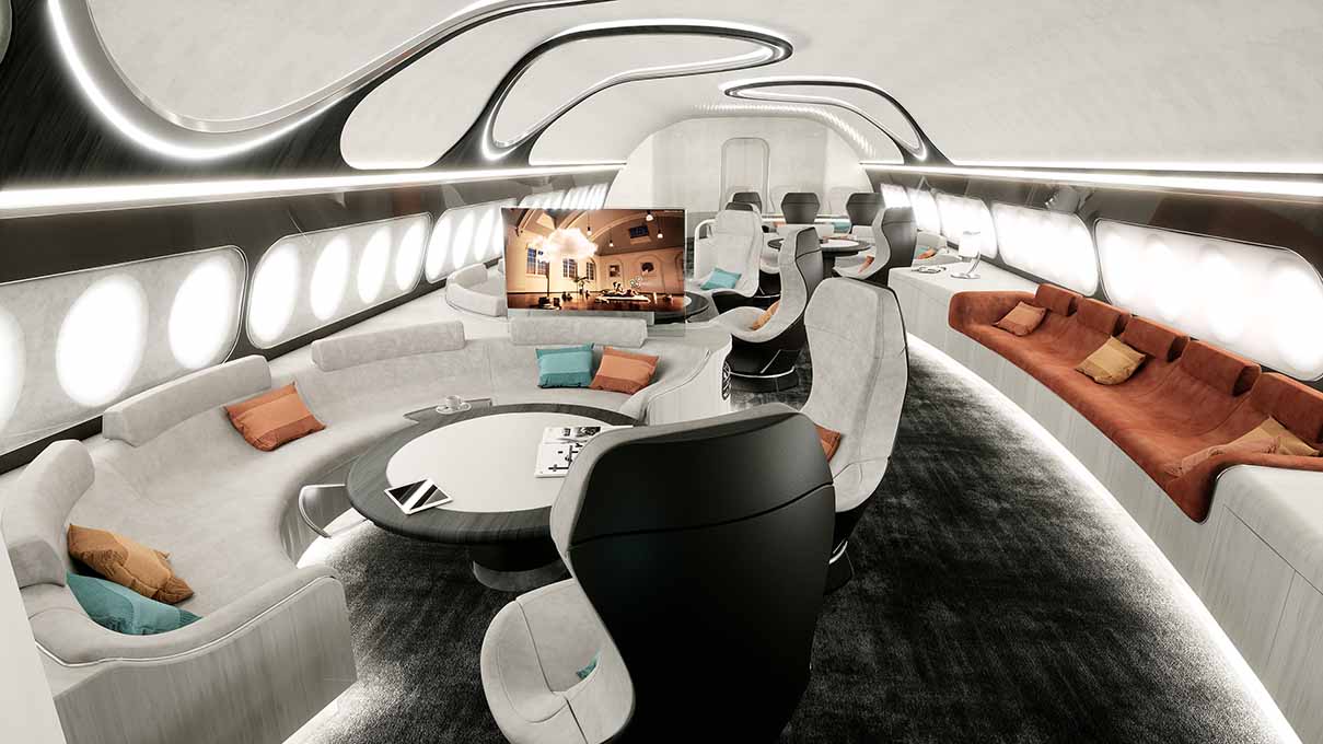 Airbus Corporate Jets lance un nouveau concept de cabine pour les gros porteurs VIP