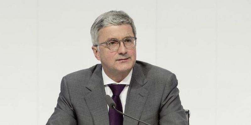 Le PDG d'Audi arrêté