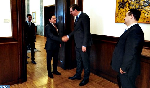 Nasser Bourita reçu en audience par le président serbe