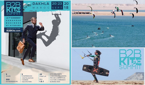 Dakhla abrite le 1er Sommet européen Business & Kitesurf