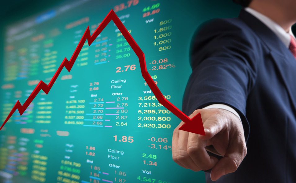 Marché actions : en pleine déroute