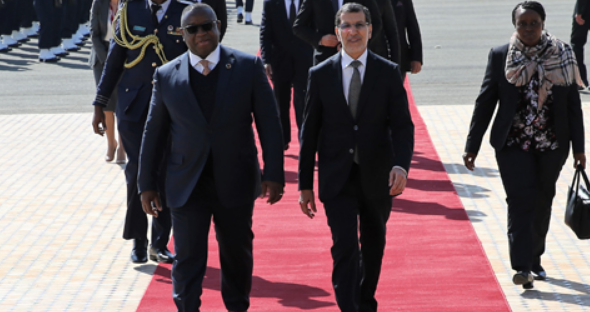 Arrivée au Maroc du Président de la Sierra Leone