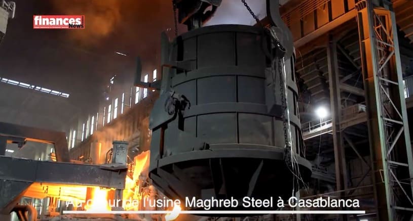Vidéo : Au cœur de l'usine Maghreb Steel à Casablanca