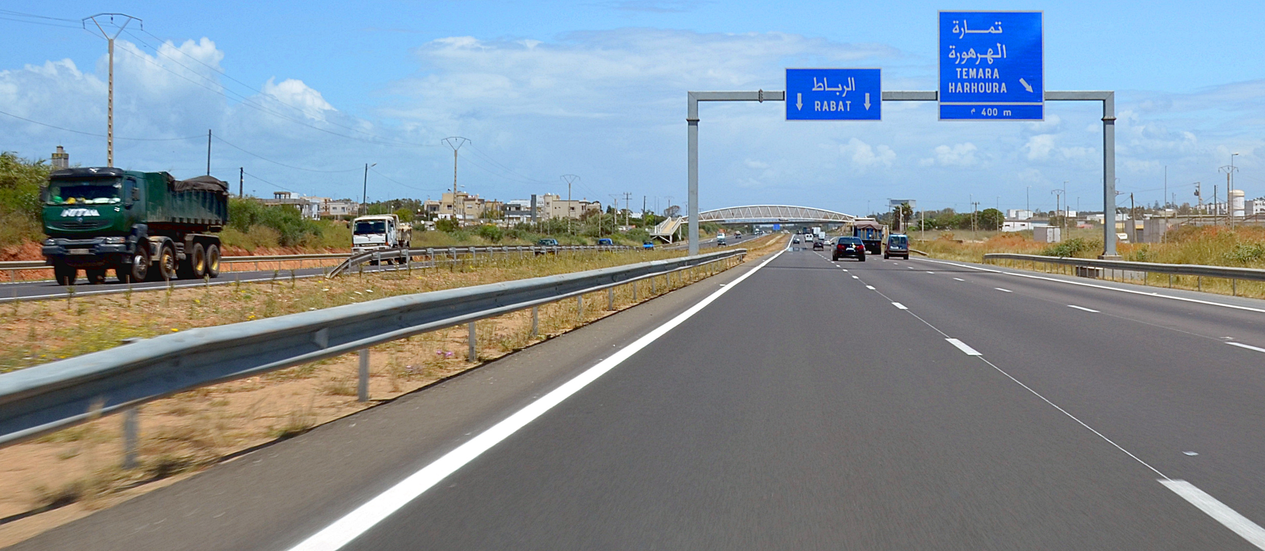Autoroute Rabat-Casablanca: 50 MDH investis dans un projet de pont pour fluidifier le trafic au niveau de l'échangeur de Témara