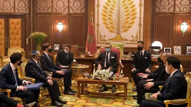 Le Roi Mohammed VI reçoit la délégation américano-israélienne de haut niveau