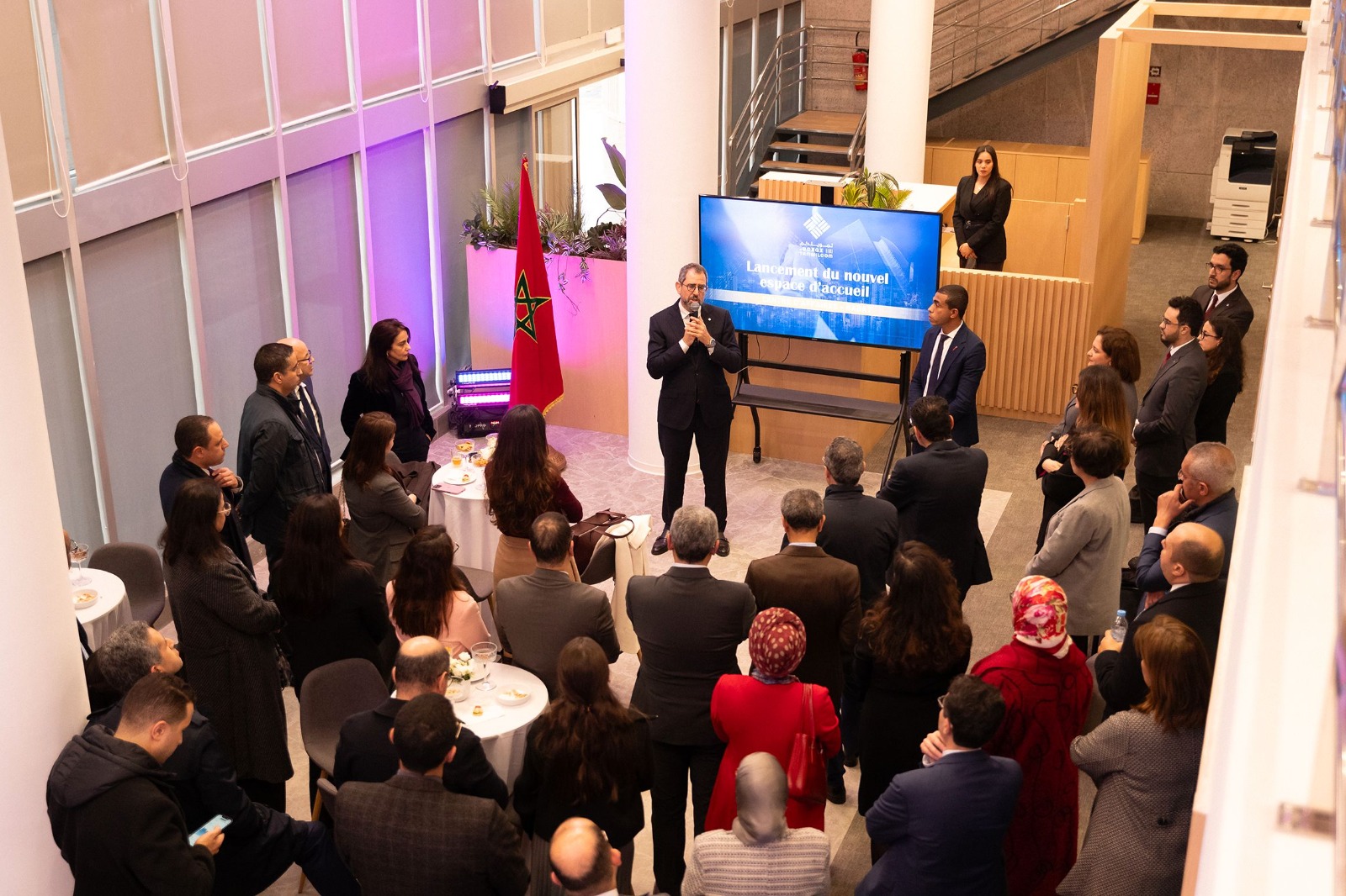 Tamwilcom inaugure le nouvel espace d’accueil de son centre d’affaires de Rabat